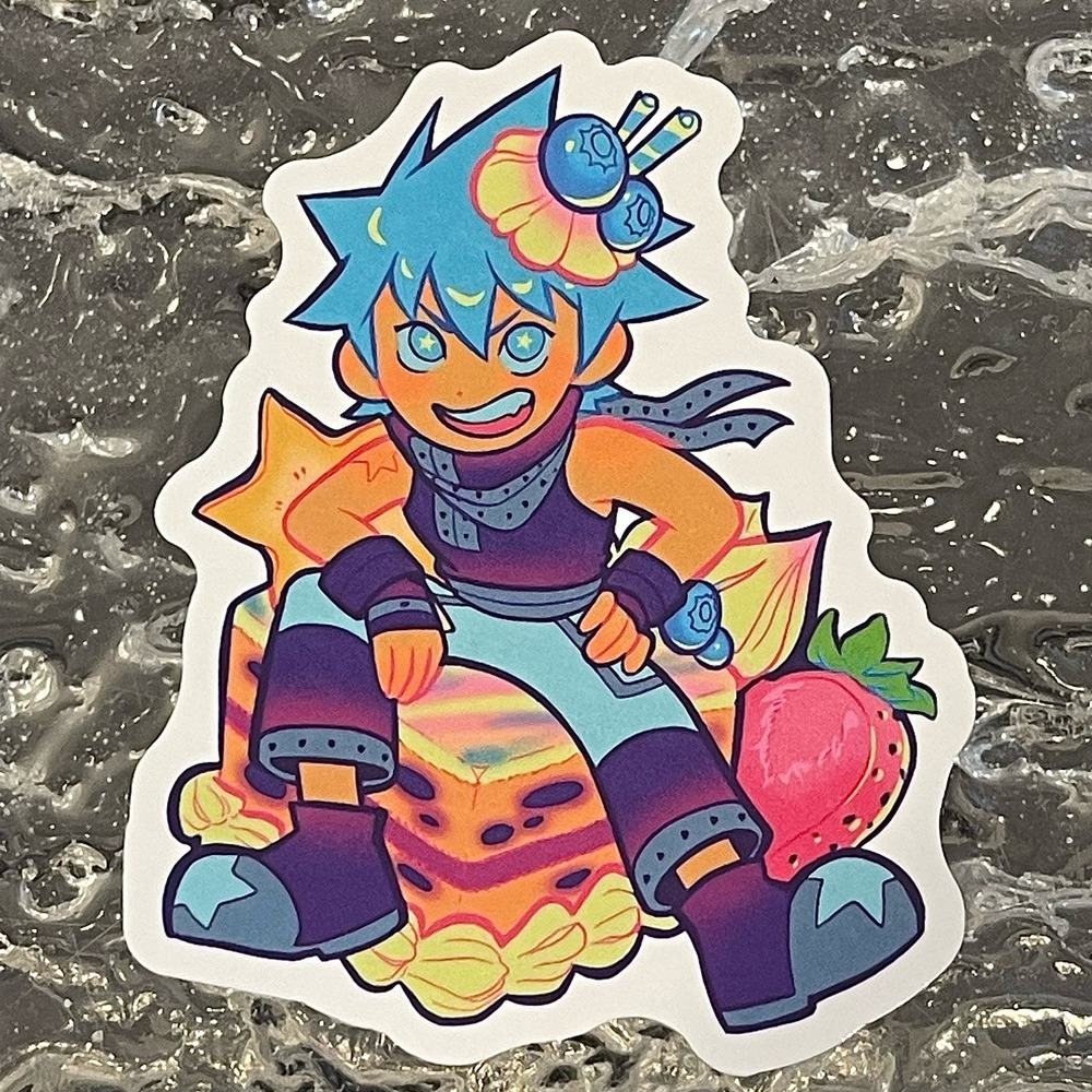 5/$10 Waterproof Vinyl Sticker: Soul Eater Black Star